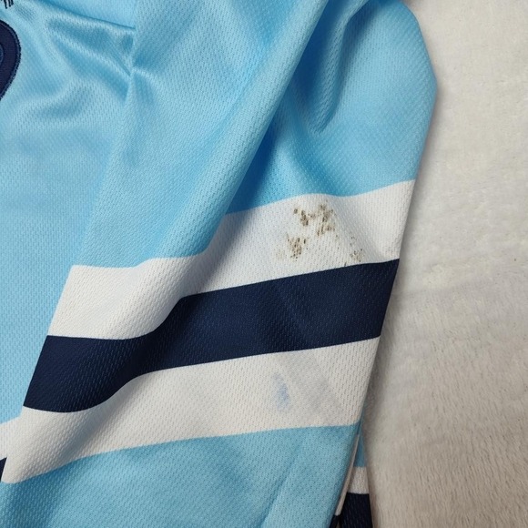 Chicago White Sox Shirt Mens Medium Blue White MLB Baseball Lace Up Jersey - Picture 4 of 10